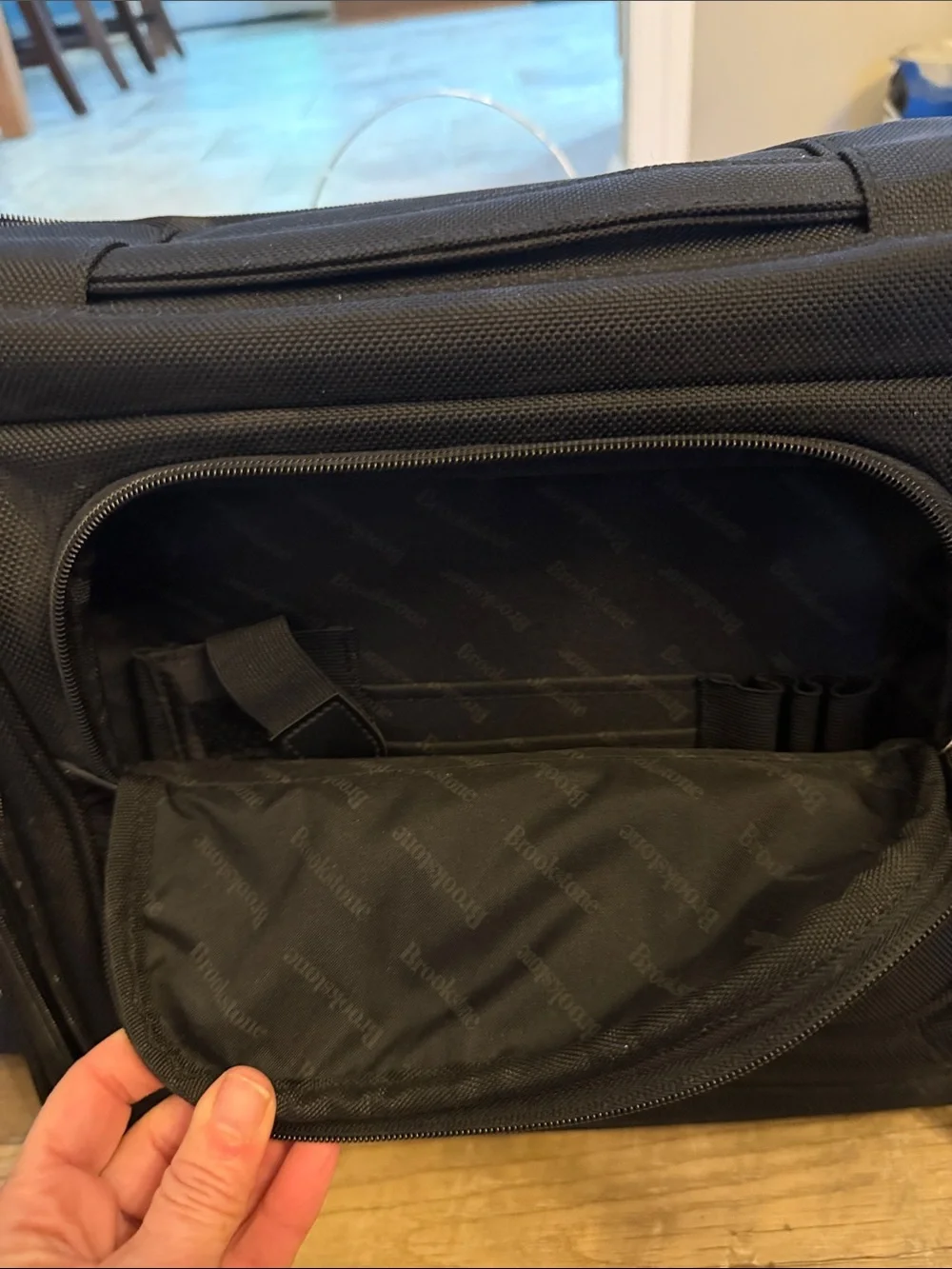 Brookstone Black laptop bag